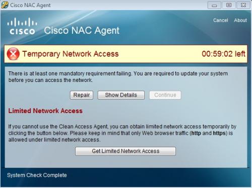 Cisco Nac Agent