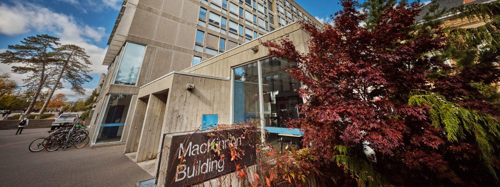 Front View of the Mackinnon Building at the University of Guelph