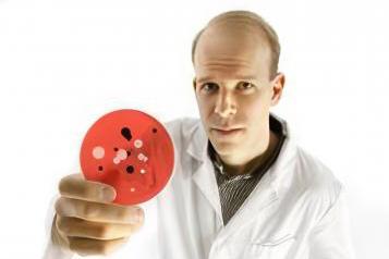 Scott Weese posing with a filter