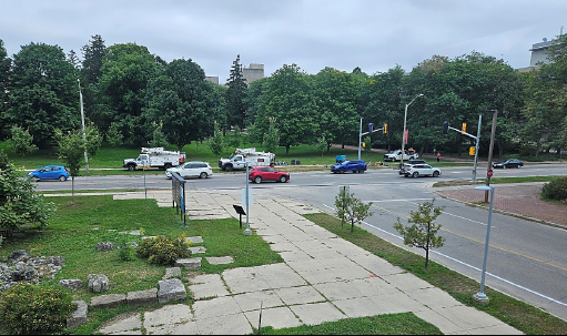 The view from the Director’s office