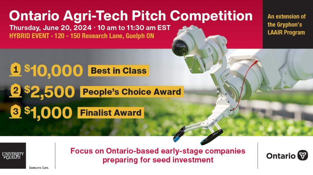 Ontario Agri Tech Pitch Competition Open For Entries Ontario Agri   Agri Tech 2024 X 1200x628 