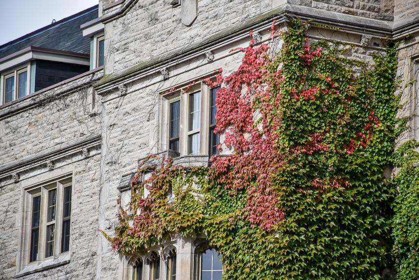 Exterior photo of Johnston Hall at the University of Guelph