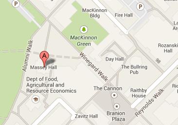 Map for direcktions to Massey Hall