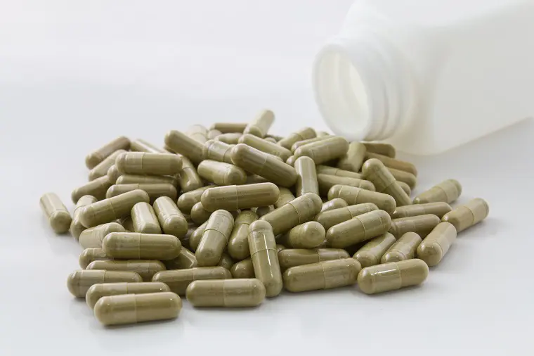 Herbal pill capsules