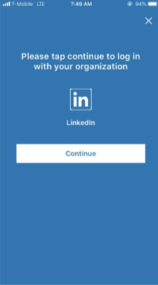 linkedin learning sign in with your organization portal