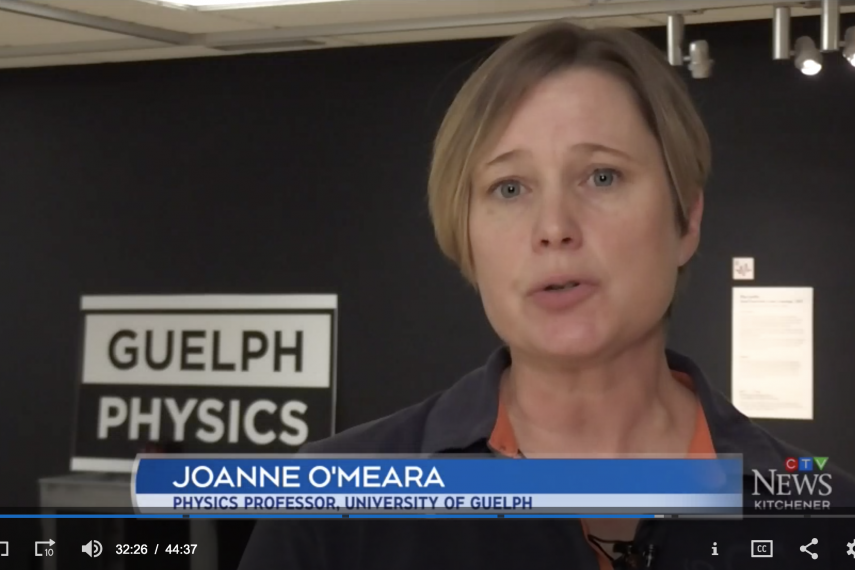 Prof. Joanne O'Meara speaks to CTV News