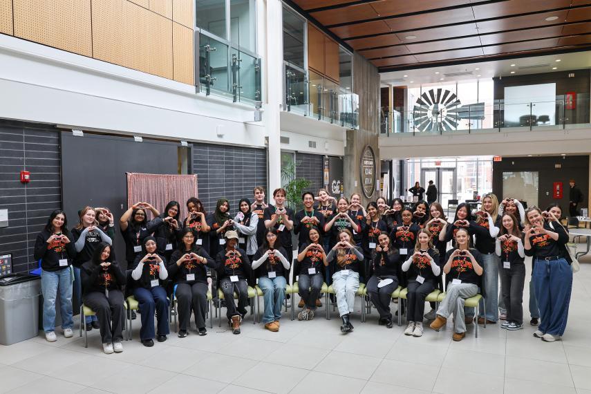 Group of Go CODE Girl volunteers