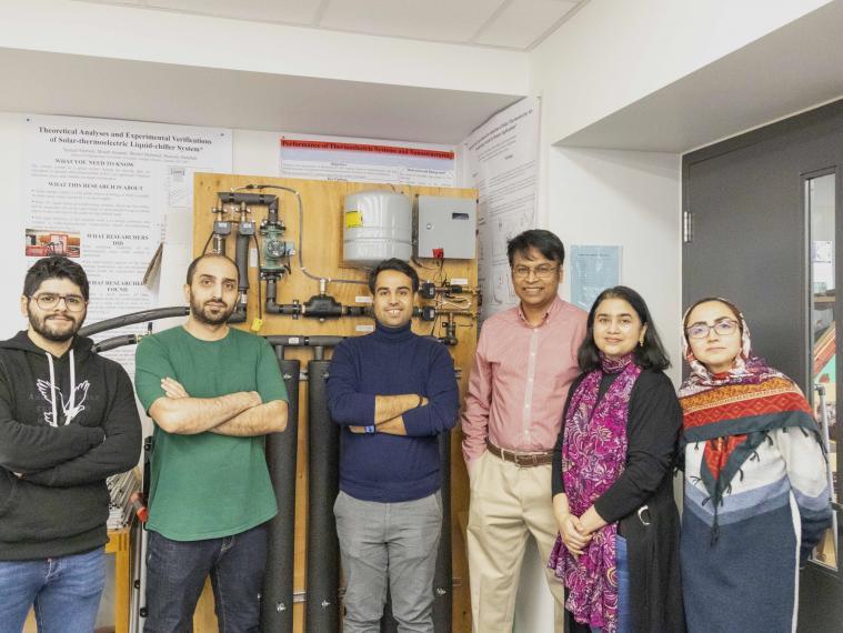 Group photo of research team.