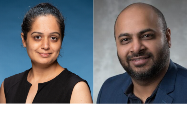 Headshots of Dr. Guneet Kaur and Dr. Ashutosh Singh.