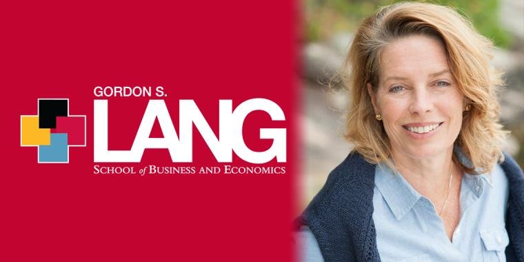 Lang logo and photo of kathleen