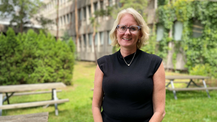 Lori Ann Vallis, a professor at the University of Guelph, is seen in this photo taken Aug. 28, 2024. (Spencer Turcotte/CTV News)