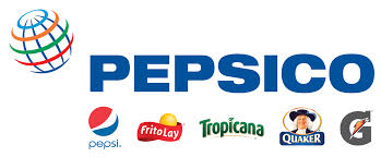 Pepsico logos including Pepsi, FritoLay, Tropicana, Quaker and Gatorade