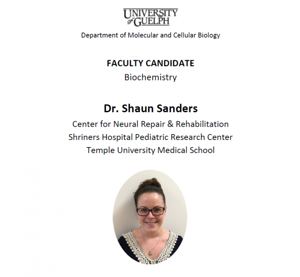 Dr. Sanders, Center for Neural Repair & Rehabilitation, Shriners Hospital Pediatric Research Center, Temple University Medical School