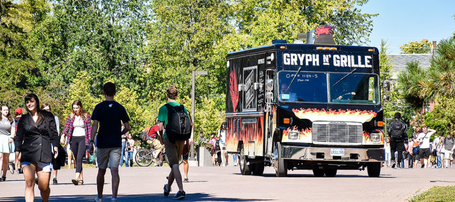 Gryph N' Grille food truck.