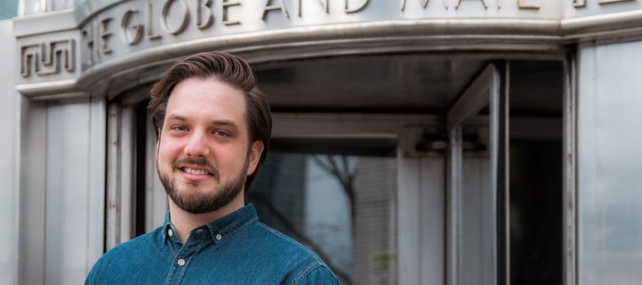Guelph graduate Matt French is an art director at The Globe and Mail newspaper.