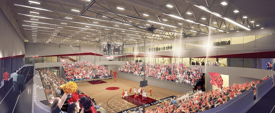The new Athletics Centre at the University of Guelph.