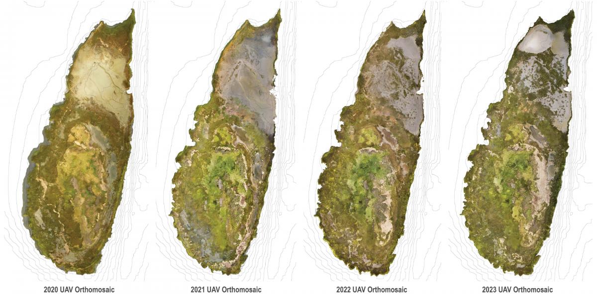 Sturgeon Island UAV Mapping (4 images aerial overview)